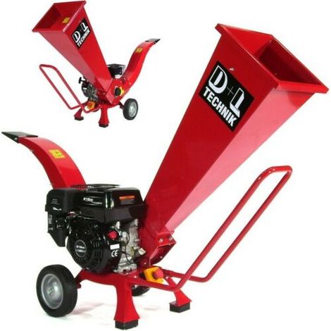 Trommelhäcksler 90 Benzin Häcksler Holzhäcksler Gartenhäcksler Schredder 55860 (1/5)