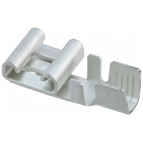 Amp 61187-1 - 2500 x Flag Clips - 6.35 x 0.81 mm - AWG 12-10