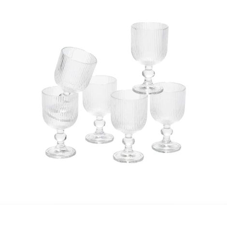 Mica Decorations Verre à vin Transparent H15xl8xL8cm