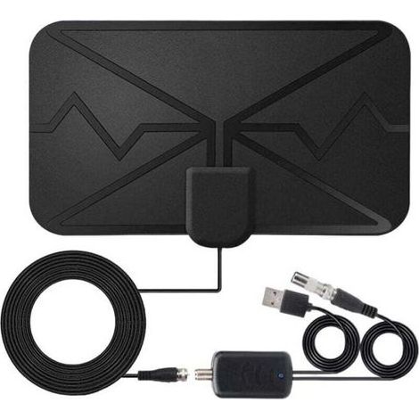 Antenna TV digitale integrata ad alto guadagno, che ti permette di ricevere gratuitamente i canali locali. (1/4)
