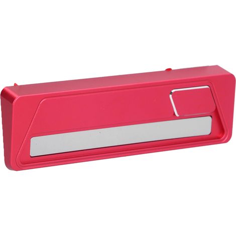 Rotes temporäres Parkschild, versenkbare Fahrzeugnummer für Autos, personalisiert mit versenkbaren Ziffern, diskret und praktisch. (1/5)