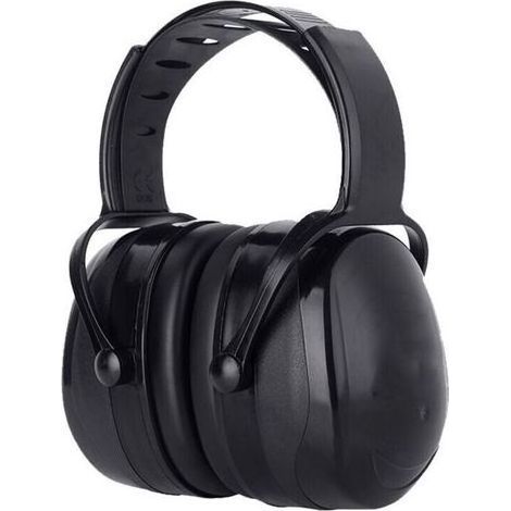 Casque Anti Bruit Adulte Réglable Confortable, avec Une Atténuation de SNR 38dB, pour Milieu Bruyant ou Stressant-Noir- (1/5)