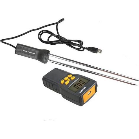 Medidor de Humedad Digital con Aguja para Granos MD7822, Medición Precisa de la Humedad del Sorgo, Soja y Otros Cereales (1/4)