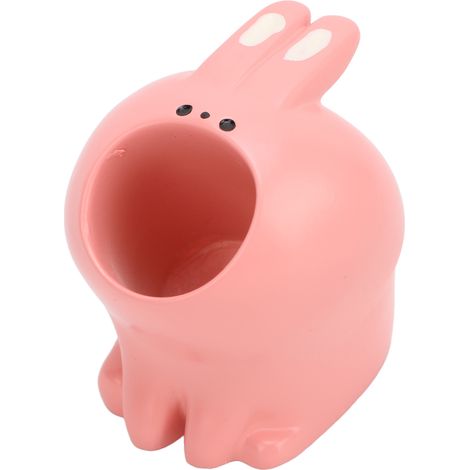 Organisateur de stylos en résine rose, motif animaux mignons, pour bureau. (1/5)