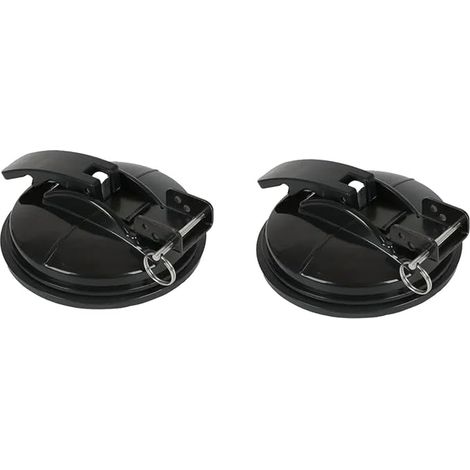 Awning Brackets Awning Accessories Awning Foot Bracket for Camper Motorhome Camper Caravan Black (1/5)