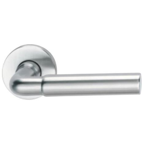 Poignée de porte fsb 1171 inox acier tubulaire 7mm
