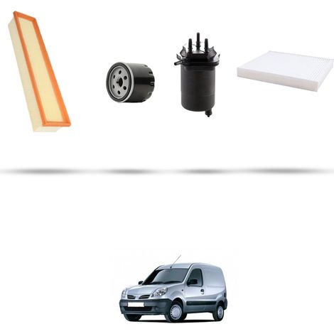Kit tagliando 4 filtri compatibile con Nissan Kubistar 1.5 dci 62kw Dal 2005 (1/5)