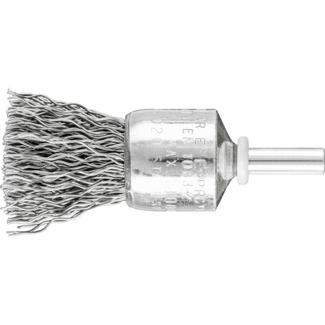 PFERD TOOLS Pinselbürste ungezopft PBU Ø20mm Schaft-Ø6 mm Stahl-Draht-Ø0,50 (1/5)
