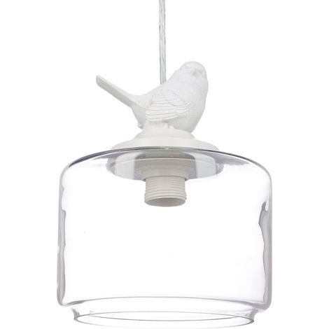 Lámpara colgante figura de pájaro