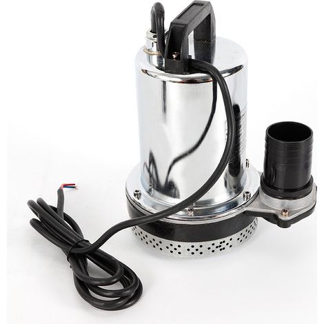 12V 160W Membranpumpe Brunnenpumpe Wasserpumpe Tauchpumpe Schmutzwasserpumpe Fäkalienpumpe Edelstahl 2m³/h (1/5)