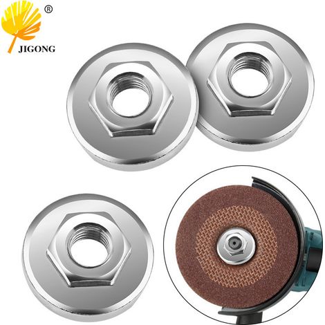 Accessoires pour plateau de pression : couvercle, écrou hexagonal, plaque de serrage, disque de meulage, lame de scie, outil. (1/5)