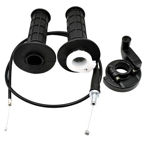 Kit de manche de gaz, support de commande de gaz et câble de gaz de 90 cm pour ATV/Quad, moto cross - Compatible 110-250 CC (1/5)