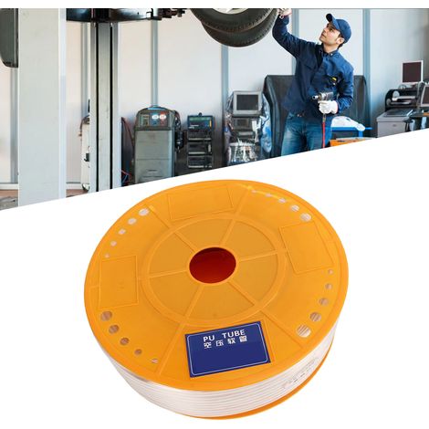 Tuyau d'air transparent Φ6 mm x Φ4 mm x 200 m, tuyau antidéflagrant pour compresseur d'air pneumatique (1/5)