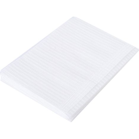 Nappe jetable 125 pièces imperméable et anti-fuites pour salon d'ongles et cils, blanc (1/5)