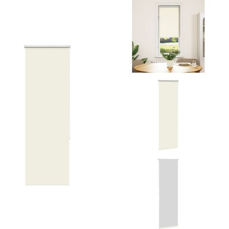 Store enrouleur occultant blanc cassé 60x175cm largeur du tissu - Store Enrouleur - Stores Enrouleurs - Store De Jour Et De Nuit - Store Occultant (1/5)