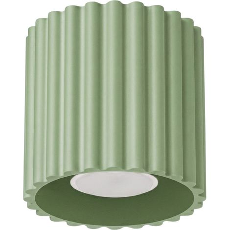 Plafoniere AURA salvia 10x10x10cm Alluminio Sollux (1/5)
