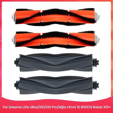 Lot de 4 brosses rotatives pour pièces détachées d'aspirateurs robots (1/5)