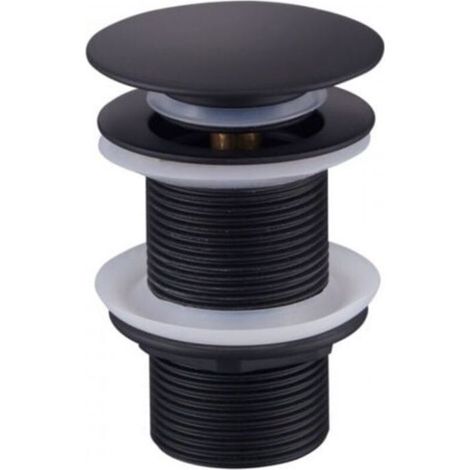 HOXILEELEOBonde dissipatore nero troppo-pieno-automatico pop-up universale lavello (1/5)