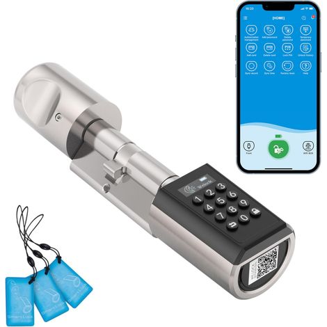 Serrure Connectée avec Password,Carte,APP,Serratura Digitale (1/5)