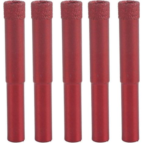 5-teiliges Set Diamantbohrer, elektrisches Werkzeug zum Öffnen von Löchern für Marmor, Granit, Beton, Glas und Cer