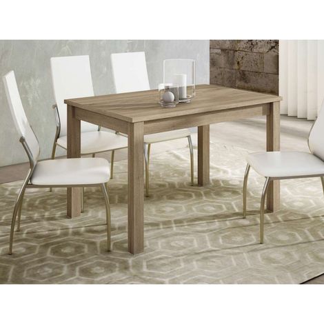 Mesa extensible Padul en roble cambrian. 120/160 x 80 cm x 76 cm (1/2)