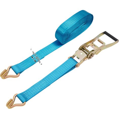 Sangles de remorquage, haute capacité de charge, construction durable, Bleu 10m (1/2)