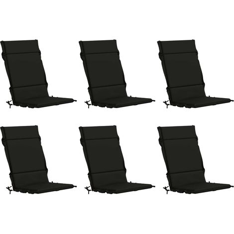 6-teiliges Hochlehner Kissenset GEMERT 6 pcs 100 % Polyester vidaXL