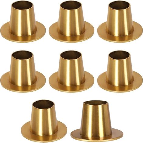 8PCS chandeliers en bronze conique décoration de la table de repas romantique (1/5)