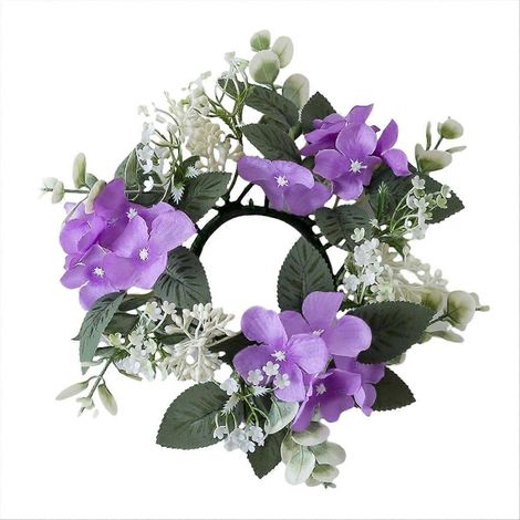 Couronne de bougies de mariage, plantes artificielles (1/5)