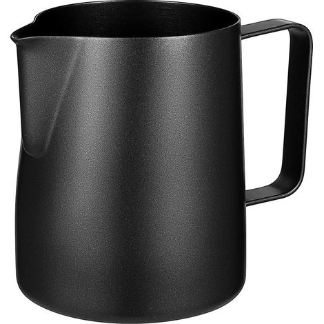 Pot à lait en acier inoxydable pour cappuccino et mousse de lait, pichet barista pour café latte et boissons chaudes