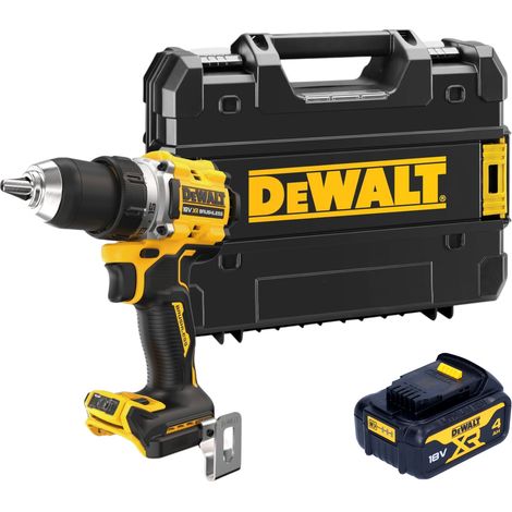 Taladro atornillador a batería DeWalt DCD 800 NT 18 V 90 Nm sin escobillas + 1x batería recargable 4,0 Ah + TSTAK - sin cargador (1/5)