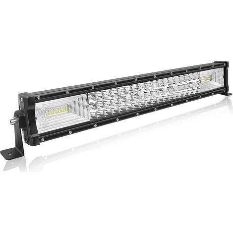 Barre LED Incurvé 56cm 22'' 270W Rampe Spot et Flood 12V 24V Étanche Projecteur Longue Portée Feux Phare de Travail pour 4x4 Voiture Camion Tracteur Quad Bateau (1/5)