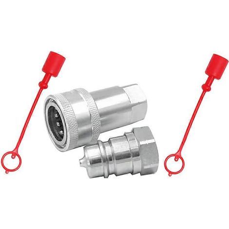 Raccord rapide ISO7241-A NPT, connecteur hydraulique, interface à changement rapide 1/2 pouce (1/5)