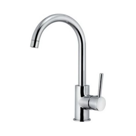 MISCELATORE MONOC. LAVELLO BOCCA GIREVOLE AD &quotU&quot LINEA EPIC Cromo