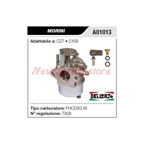 Carburatore a Vaschetta MOTORE MORINI motozappa CZ7 C100 A01013 FHCS20.16