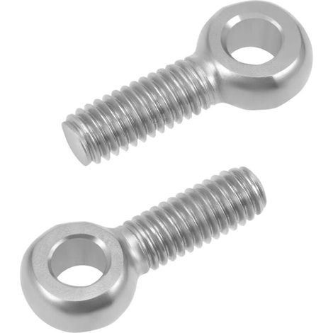 sourcing map 10pcs Boulon à œil anneau levage M6 x 20mm acier inoxydable 304 filetage (1/4)