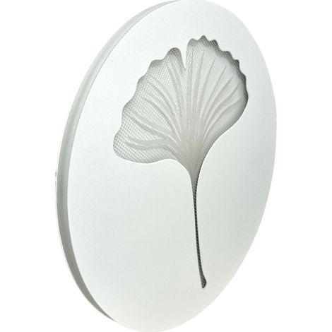 Applique moderno a led 9 watt da parete lumetto abat jour lampada decorativa con fiore 3 temperature di luce (1/5)