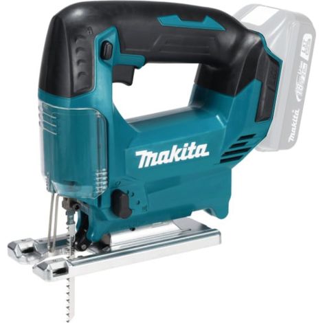 Makita – Cordless jigsaw 18V – 2900rpm no load speed – 65mm depth of cut – Electric brake – For hardwood and teak