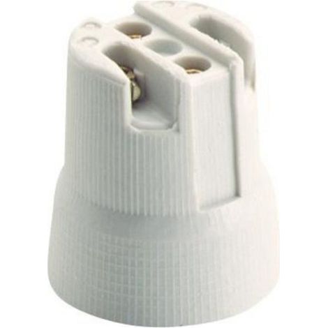 Portalampada E27 in porcellana 4A 250V protezione contro le scosse elettriche senza staffa