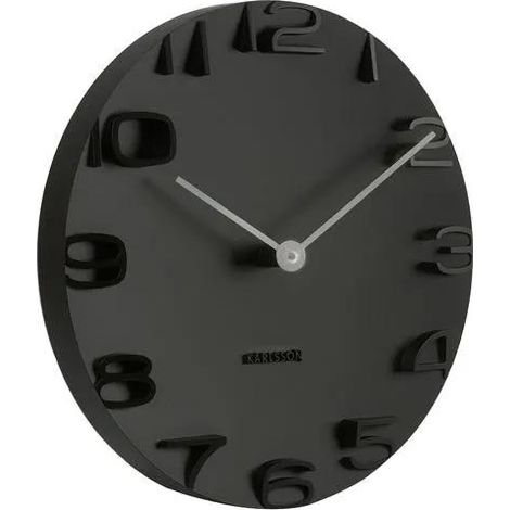 Orologio da Parete Karlsson On the Edge Nero 42 cm
