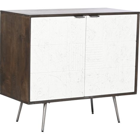 Aparador Mango Metal 90X43X82 Blanco (1/5)