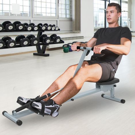 Machine de Rameur à Résistance Ajustable de 12 Niveaux avec Écran LCD pour Fitness et Exercices de Musculation pour Gym à Domicile Équipement d'Entraînement Intérieur