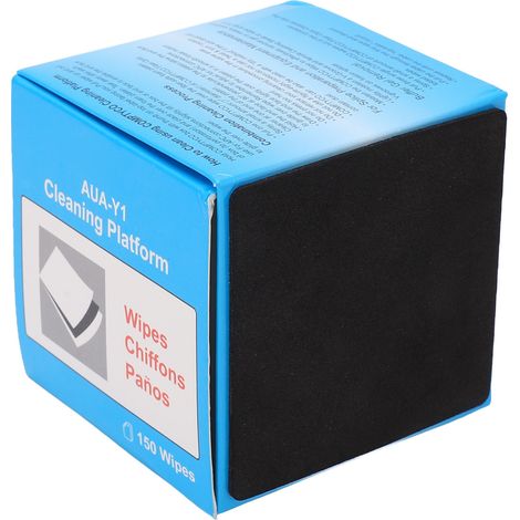 150 lingettes de nettoyage à fibres optiques, adaptées à une utilisation humide et sèche sur une plateforme de nettoyage sans poussière, applicables aux instruments. (1/5)