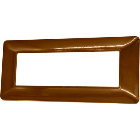 Placchetta per interruttore a 7 posti bronzo cassetta 507 compatibile con btcino matix supporto cover (1/2)