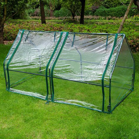 Transparent Metal Hobby Greenhouse with Window Opening (1/5)