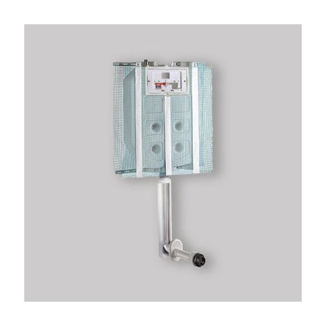 Réservoir de chasse d'eau de 9 litres pour toilettes à simple chasse d'eau Sara (1/4)