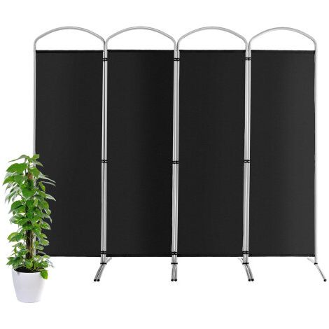 188cm Folding Privacy Screen 4-Panel Room Divider Privacy Protection (1/3)