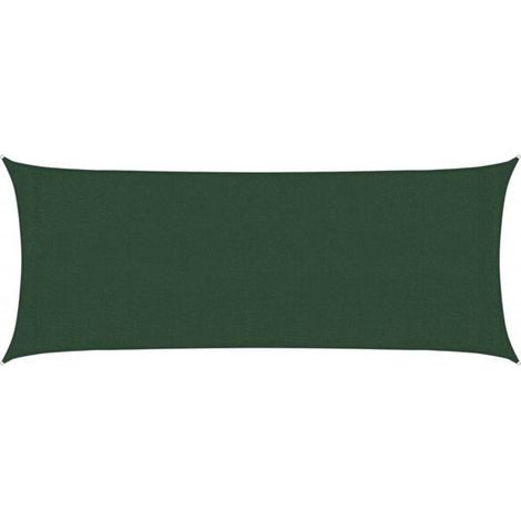 Voile d'ombrage, 160 g/m², vert foncé, 2 x 4,5 m, polyéthylène haute densité. (1/5)
