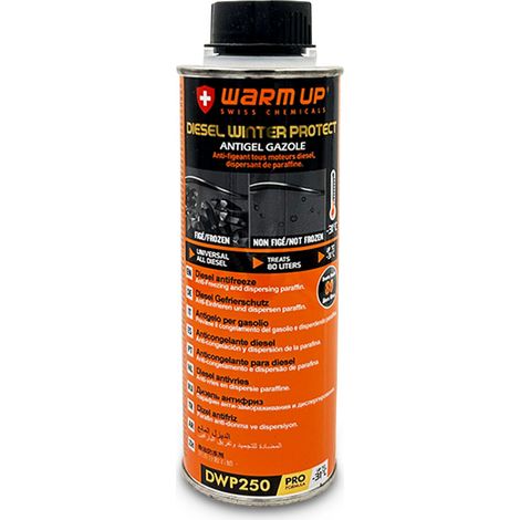 Antigel gazole Warm Up 250ml DIESEL WINTER PROTECT -31°