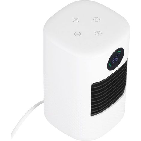 Chauffage soufflant intelligent 110V US, affichage numérique, chauffe rapide, oscillant 50°, arrêt auto (1/5)
